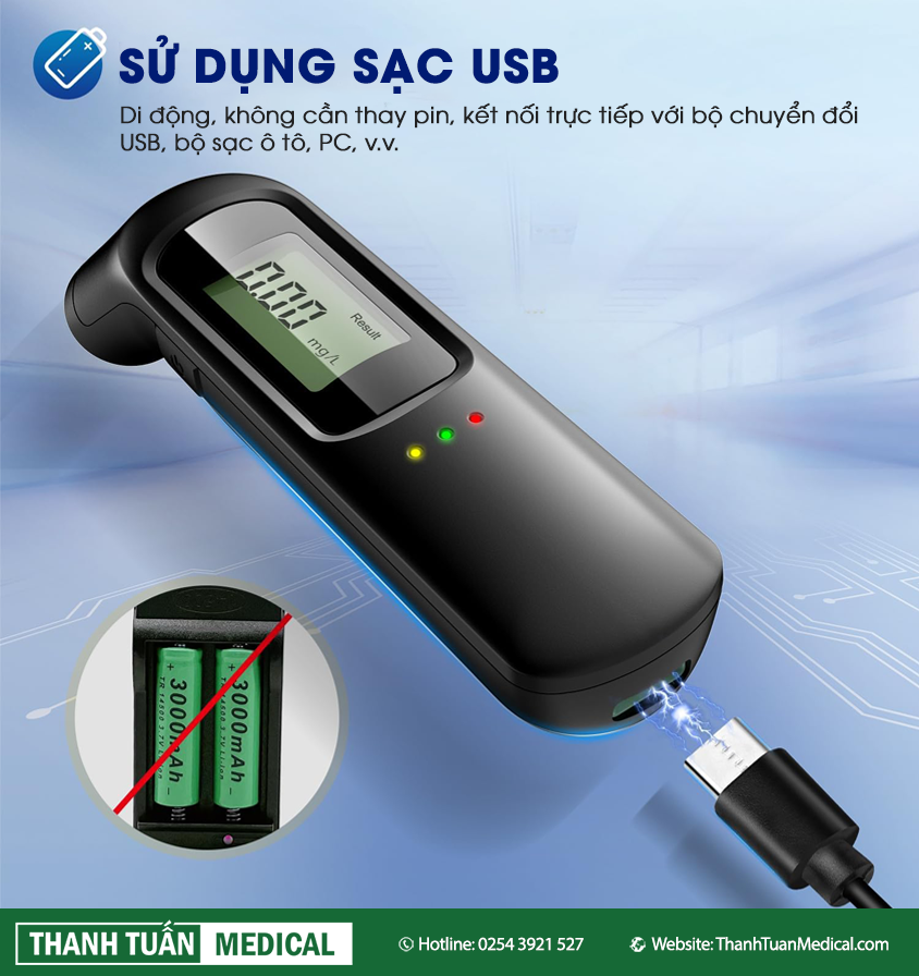 Sử dụng sạc USB di dộng và thuận tiện