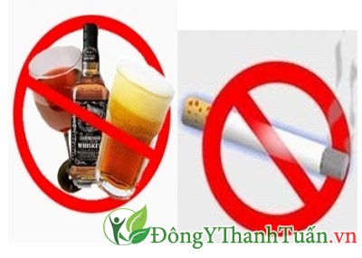 Người bị viêm loét dạ dày tá tràng nên kiêng rượu bia thuốc lá