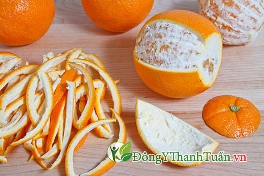 Vỏ cam là cách chữa hôi miệng hiệu quả sau khi ăn tỏi