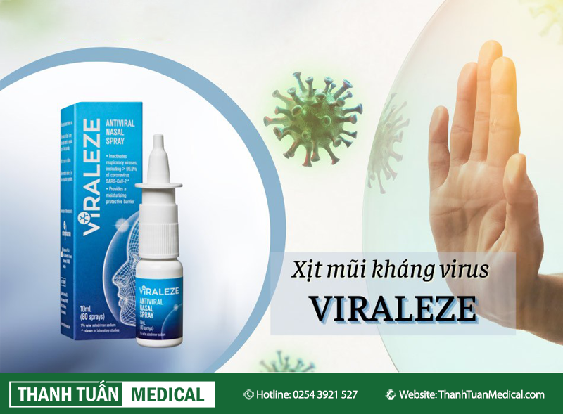 Xịt mũi kháng virus VIRALEZE đã có mặt tại Việt Nam