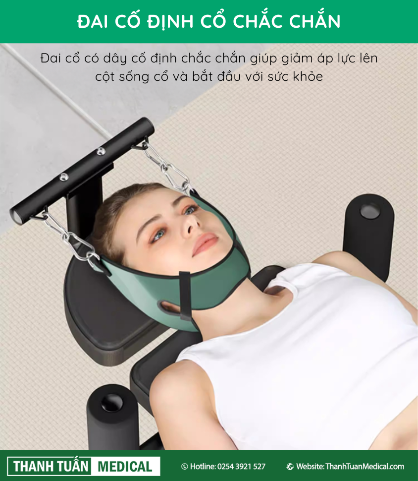 Đai dùng để kéo giãn cột sống cổ
