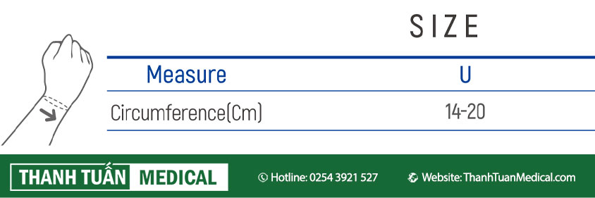 Bảng hướng dẫn chọn size phù hợp