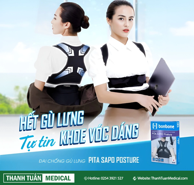 Đai chống gù lưng Bonbone Pita Sapo Posture