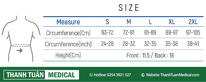 Bảng hướng dẫn chọn size phù hợp