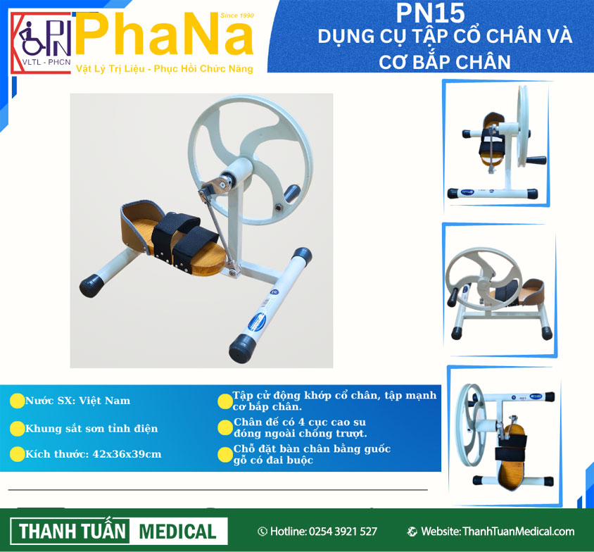 Dụng cụ tập cổ chân và khớp cổ chân Phana PN15 Dụng cụ tập cổ chân và khớp cổ chân Phana PN15
