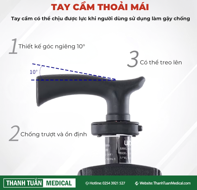 Tay cầm thoải mái