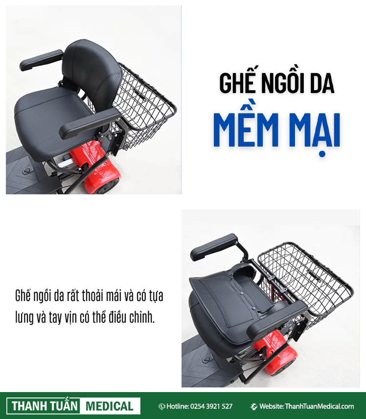  Ghế ngồi tiện dụng có tựa lưng và tay vịn