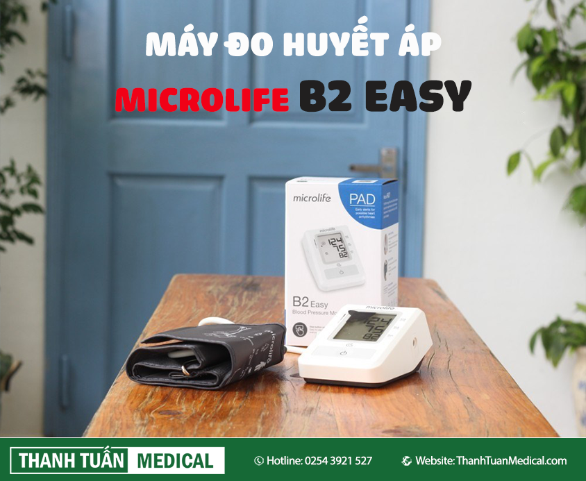 Máy đo huyết áp điện tử Microlife B2 Easy thế hệ mới 