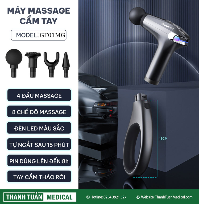 Máy massage cầm tay Goodfit GF01MG
