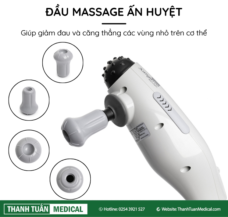 Đầu massage ấn huyệt