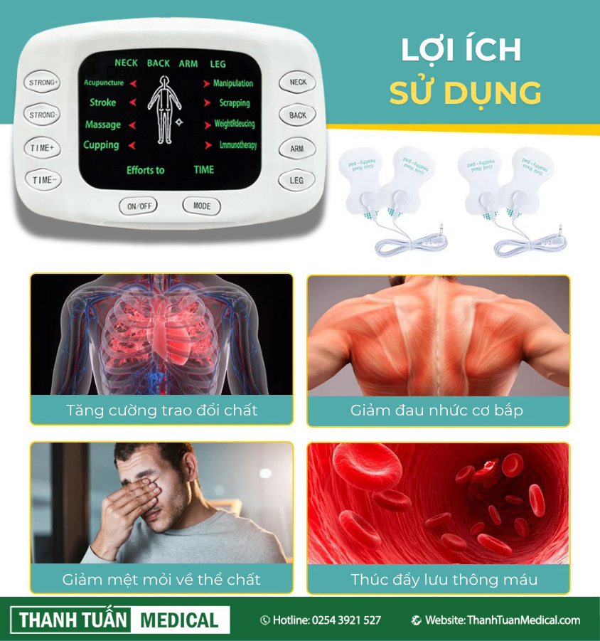 Lợi ích sử dụng máy massage xung điện Nikio NK-105