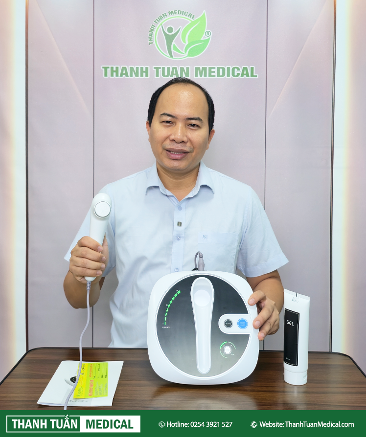 Máy siêu âm trị liệu giảm đau Aukewel AK-CS-02 Máy siêu âm trị liệu giảm đau Aukewel AK-CS-02