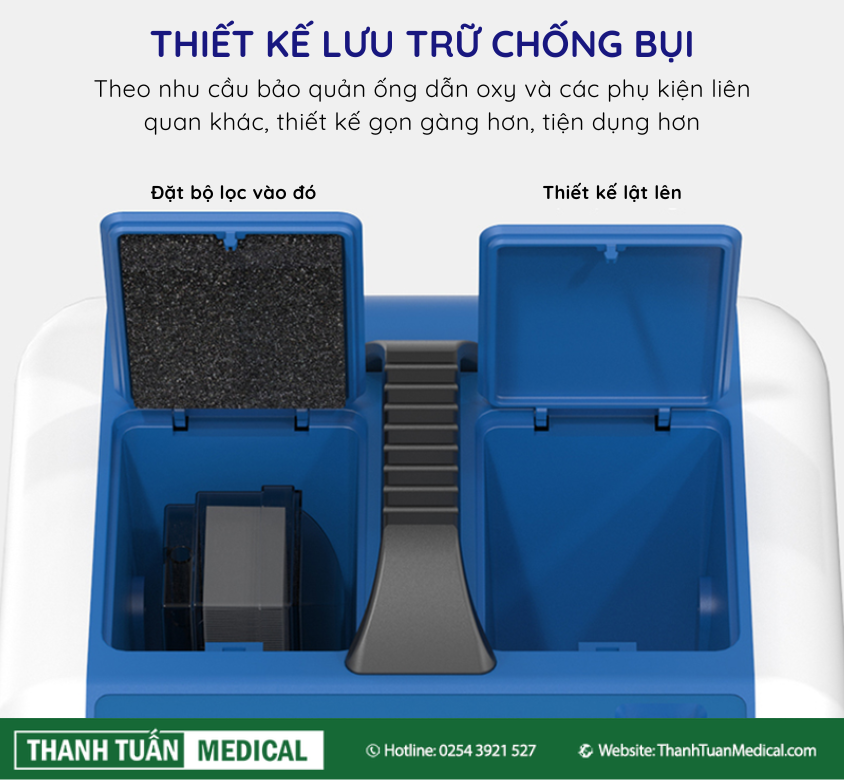 Thiết kế lưu trữ chống bụi tiện lợi