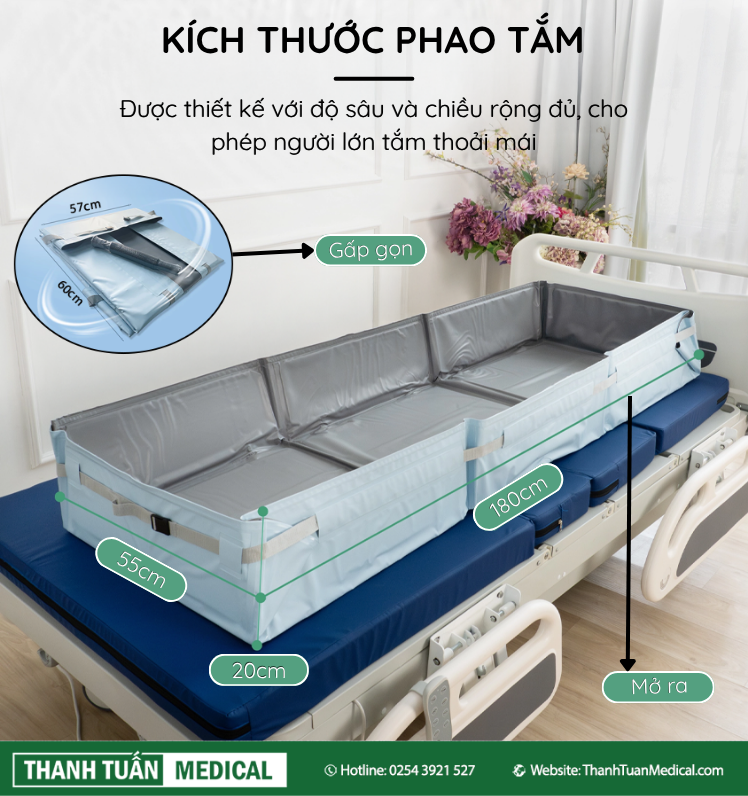 Kích thước phao tắm