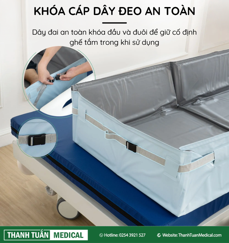 Thiết kế cáp dây đeo khóa ngăn ngừa té ngã