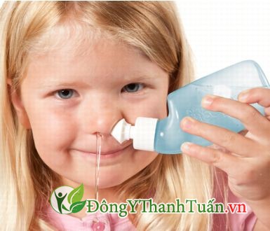 Rửa mũi ở trẻ em
