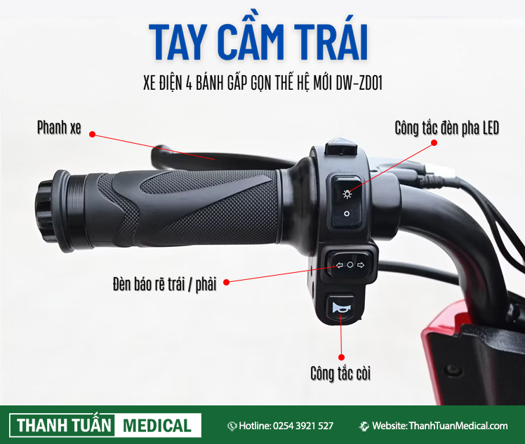 Hệ thống tín hiệu đèn được trang bị đầy đủ đảm bảo lái xe an toàn