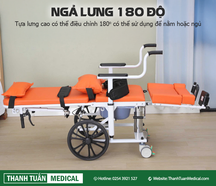 Có thể điều chỉnh ngả nằm toàn thân nằm phẳng thoải mái 180 độ Có thể điều chỉnh ngả nằm toàn thân nằm phẳng thoải mái 180 độ