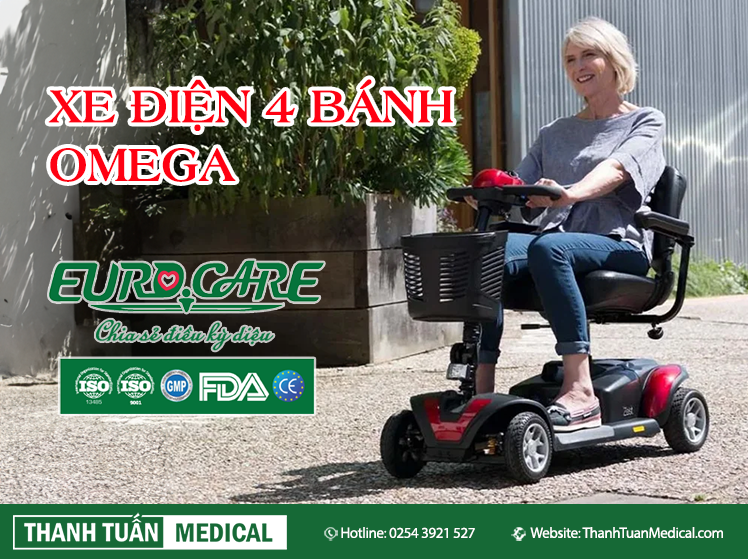 Xe điện 4 bánh EuroCare Omega