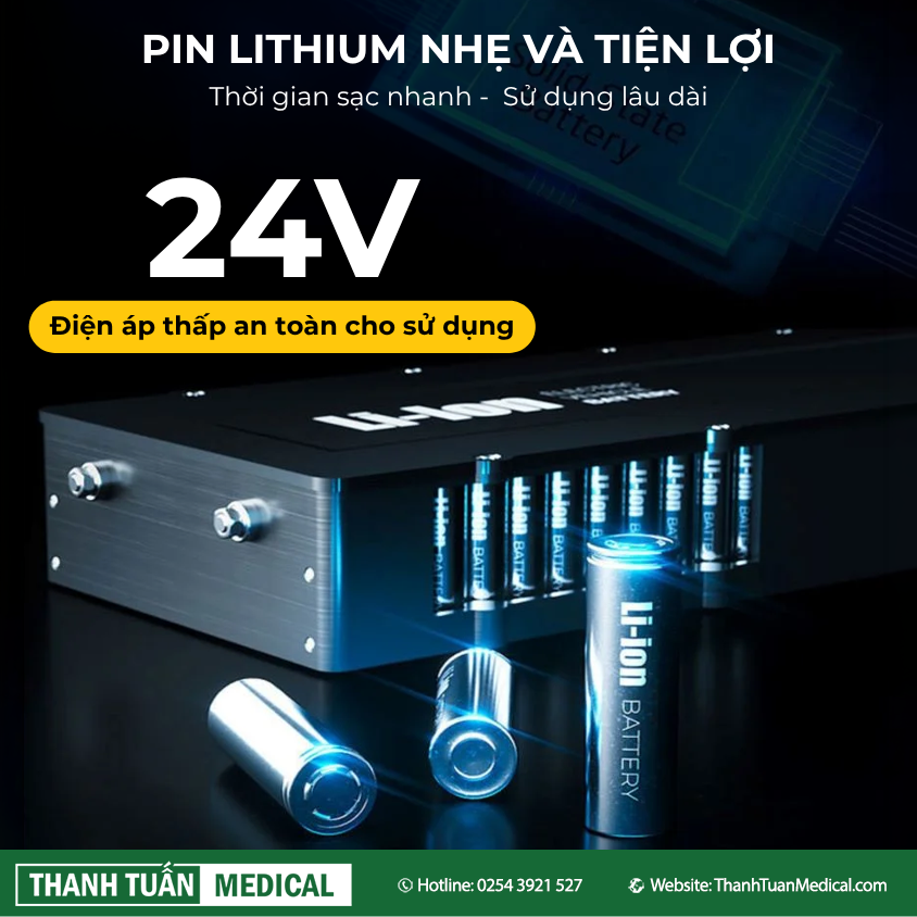 Pin lithium 24V: Sạc nhanh, bảo vệ an toàn và sử dụng lâu dài Pin lithium 24V: Sạc nhanh, bảo vệ an toàn và sử dụng lâu dài