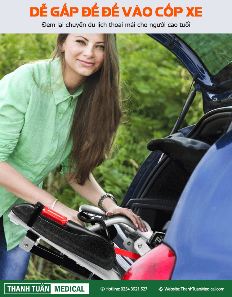 Dễ gấp để để vào cốp xe Dễ gấp để để vào cốp xe