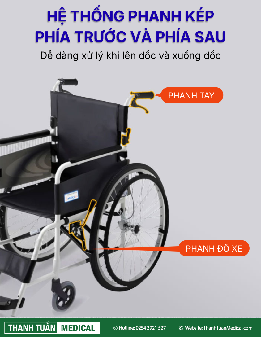 Phanh hãm đỗ xe & phanh tay an toàn Phanh hãm đỗ xe & phanh tay an toàn