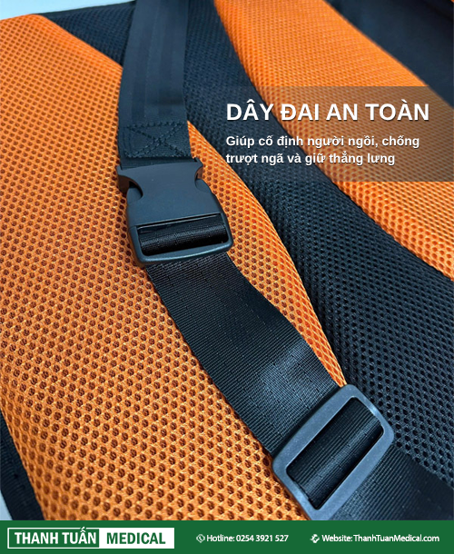 Dây đai an toàn xe lăn Dây đai an toàn xe lăn