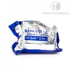 Băng Bột Bó Thạch Cao IPC 3 Inch Cuộn 7,5cm x 2,7m