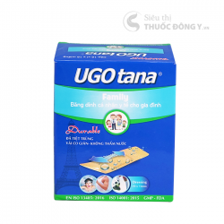 Băng Dính Cá Nhân Y Tế Dành Cho Gia Đình Ugotana 19mm x 72mm - Hộp 102 Miếng