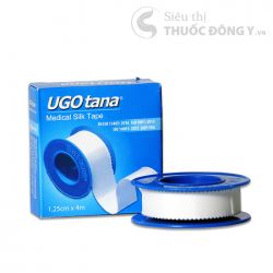 Băng Dính Cuộn Vải Lụa Y Tế Ugotana Loại 1,25cm x 4m - Băng Gạc Vết Thương, An Toàn Tiện Dụng Cho Gia Đình & Cơ Sở Y Tế