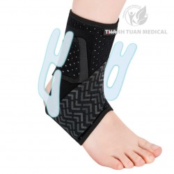 Băng Quấn Cổ Chân, Băng Bảo Vệ Mắt Cá Chân GoodFit GF618A Có 2 thanh nẹp ôm sát theo mắt cá chân, bảo vệ tối ưu