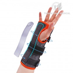 Băng Quấn Cổ Tay Có Thanh Nẹp Cố Định GoodFit GF310W Có 3 dây đeo tùy chỉnh, linh hoạt trái/phải