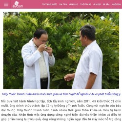 Báo eva: Thầy thuốc Nguyễn Thanh Tuấn và hành trình 15 năm điều trị hôi miệng