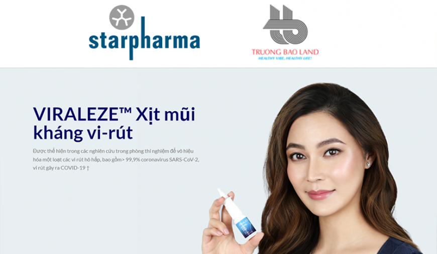 Bình xịt mũi kháng virus VIRALEZE của Starpharma (ASX: SPL) đã đăng ký bán tại Việt Nam