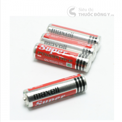 Bộ 8 Viên Pin Tiểu AA (2A) Maxell Super 1.5V - Dùng cho máy huyết áp, máy tiểu đường, đồng hồ