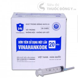 Bơm Tiêm Sử Dụng Một Lần Vinahankook Loại 20ml/cc