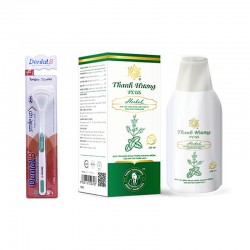 Combo Dụng cụ cạo lưỡi Dental B và Thanh Hương Plus