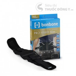 Đai Cố Định Lưng Bonbone Pro Hard Slim Nhật Bản – Nâng Đỡ Cột Sống, Không Sợ Đau Lưng