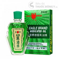 Dầu Gió Xanh Con Ó Eagle Singapore 24ml
