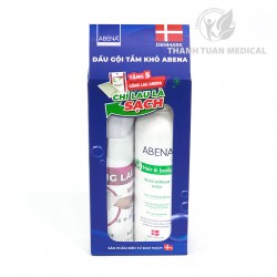 Dầu Gội Tắm Khô Abena 200ml Làm Sạch Dịu Nhẹ An Toàn Cho Da - Nhập Khẩu Đan Mạch