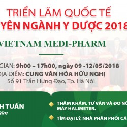 Đông Y Thanh Tuấn tham dự Triển lãm Quốc tế chuyên ngành Y dược tháng 5/2018 tại Hà Nội