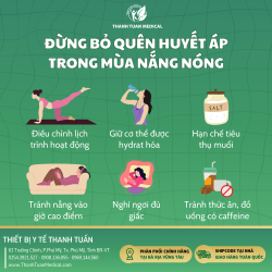 ĐỪNG BỎ QUÊN HUYẾT ÁP TRONG MÙA NẮNG NÓNG