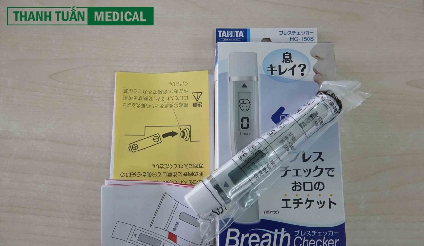 Dụng cụ đo hơi thở cá nhân Breath Checker chính hãng Nhật Bản mua ở đâu? Công dụng và cách dùng như nào?