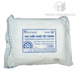 Gạc Y Tế Tiệt Trùng Bảo Thạch 30cm x 40cm x 8 lớp - Gạc Y Tế Phẫu Thuật Ổ Bụng, Vết Thương Lớn