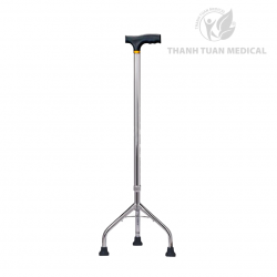 Gậy Tập Đi 3 Chân Thấp Lucass B926 - Hỗ Trợ Đi Lại Cho Người Già, Người Khuyết Tật