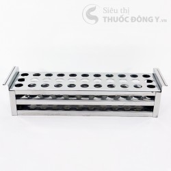 Giá Đỡ Ống Nghiệm Inox 33 Lỗ Vinh Tấn -  Giá đựng ống nghiệm