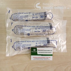 Giới Thiệu Bơm Tiêm Sử Dụng Một Lần Vinahankook Loại 50ml/cc - Hộp 25 cái