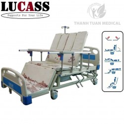 Giường Bệnh Đa năng 4 Tay Quay Lucass GB-T41 (GB-C41) - Thương Hiệu Mỹ