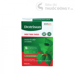 Hộp 30 viên uống Dotrisun – Tiêu trĩ nhuận tràng, hỗ trợ giảm các triệu chứng của bệnh trĩ, ngăn ngừa táo bón