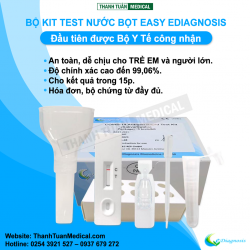 Hướng dẫn sử dụng bộ Kit Test nhanh nước bọt Easy Diagnosis covid-19 Đầu tiên được BYT Cấp phép